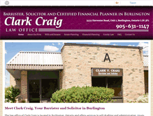 Tablet Screenshot of clarkcraig.com